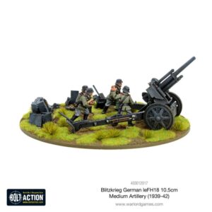 Blitzkrieg German leFH 18 10.5cm medium artillery (1939-42)