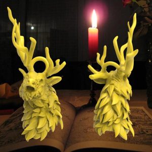 Zombie Reindeer Bust