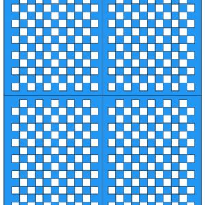 Checkers - Large (5mm Blk)