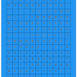 Letters & Numbers - 4mm