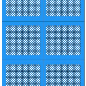 Checkers - Small (2mm Blk)