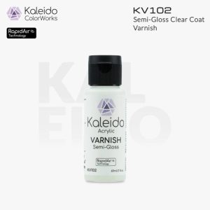 Kaleido Colorworks - Clear Coat  Semi Gloss Varnish 60ml Pack of 6