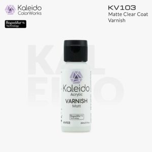 Kaleido Colorworks - Clear Coat Matt Varnish 60ml Pack of 6