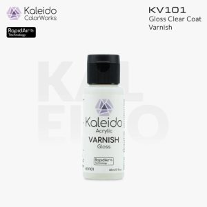 Kaleido Colorworks - Clear Coat Gloss Varnish 60ml Pack of 6