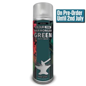 Colour Forge Spray: Warmonger Green (500ml)