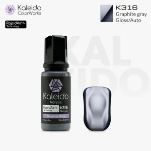 Kaleido Colorworks - Graphite gray 20ml Pack of 6
