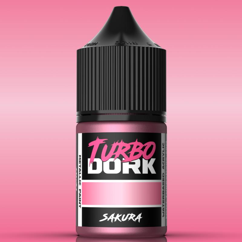 Turbo Dork: Sakura Metallic Acrylic Paint 22ml Bottle