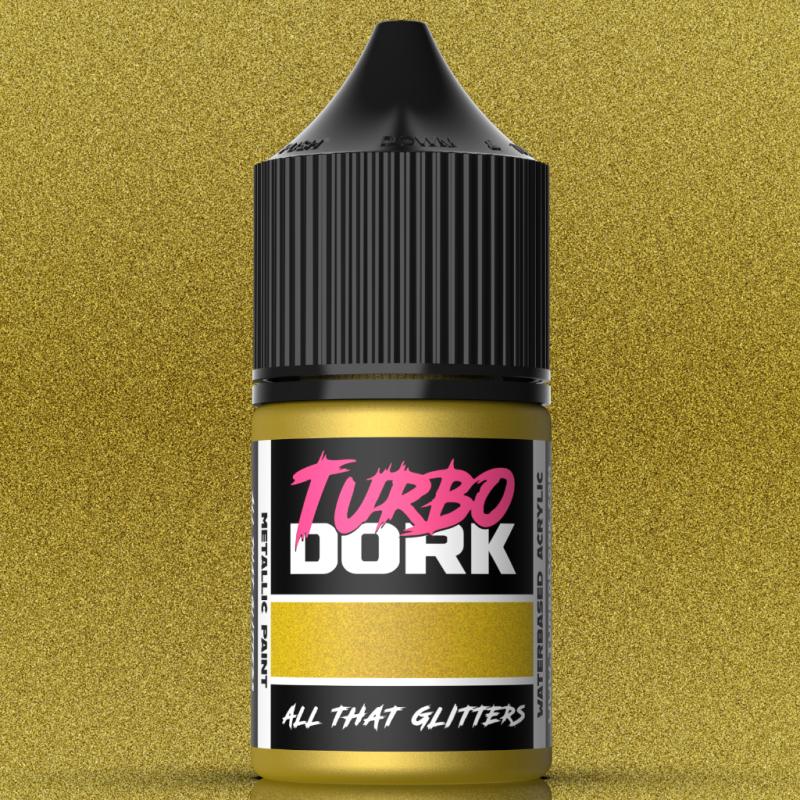Turbo Dork: All That Glitters Metallic Acrylic Paint 22ml Bottle