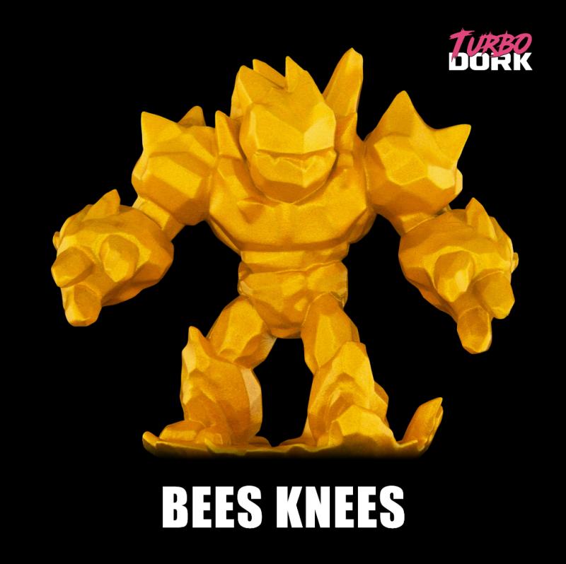 Turbo Dork: Bees Knees Metallic Acrylic Paint 22ml Bottle - Image 2