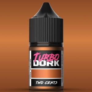 Turbo Dork: Two Cents Metallic Acrylic Paint 22ml Bottle