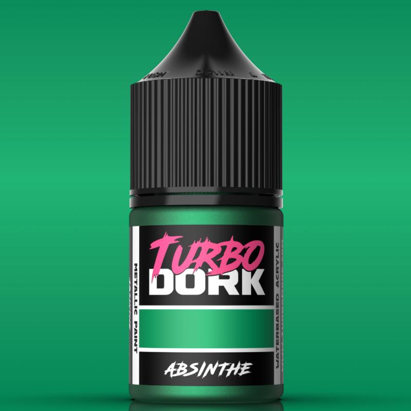Turbo Dork: Absinthe Metallic Acrylic Paint 22ml Bottle