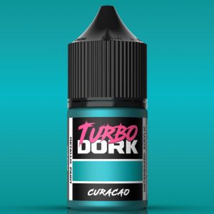 Turbo Dork: Curacao Metallic Acrylic Paint 22ml Bottle