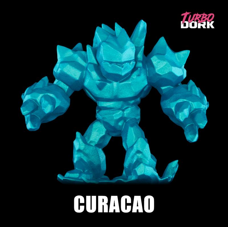 Turbo Dork: Curacao Metallic Acrylic Paint 22ml Bottle - Image 2
