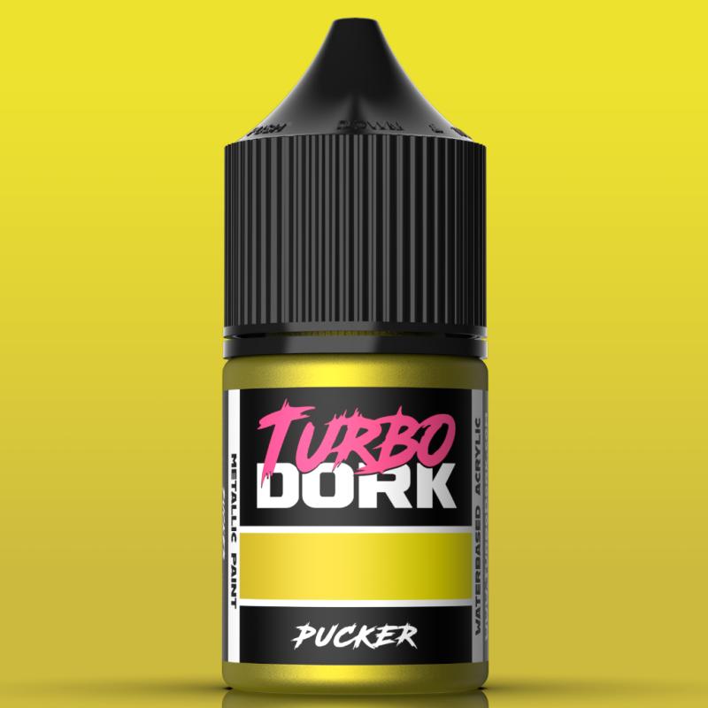 Turbo Dork: Pucker Metallic Acrylic Paint 22ml Bottle