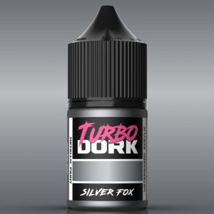 Turbo Dork: Silver Fox Metallic Acrylic Paint 22ml Bottle