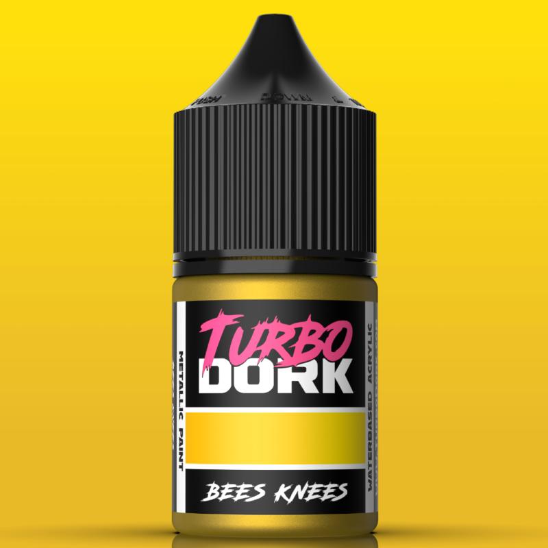 Turbo Dork: Bees Knees Metallic Acrylic Paint 22ml Bottle