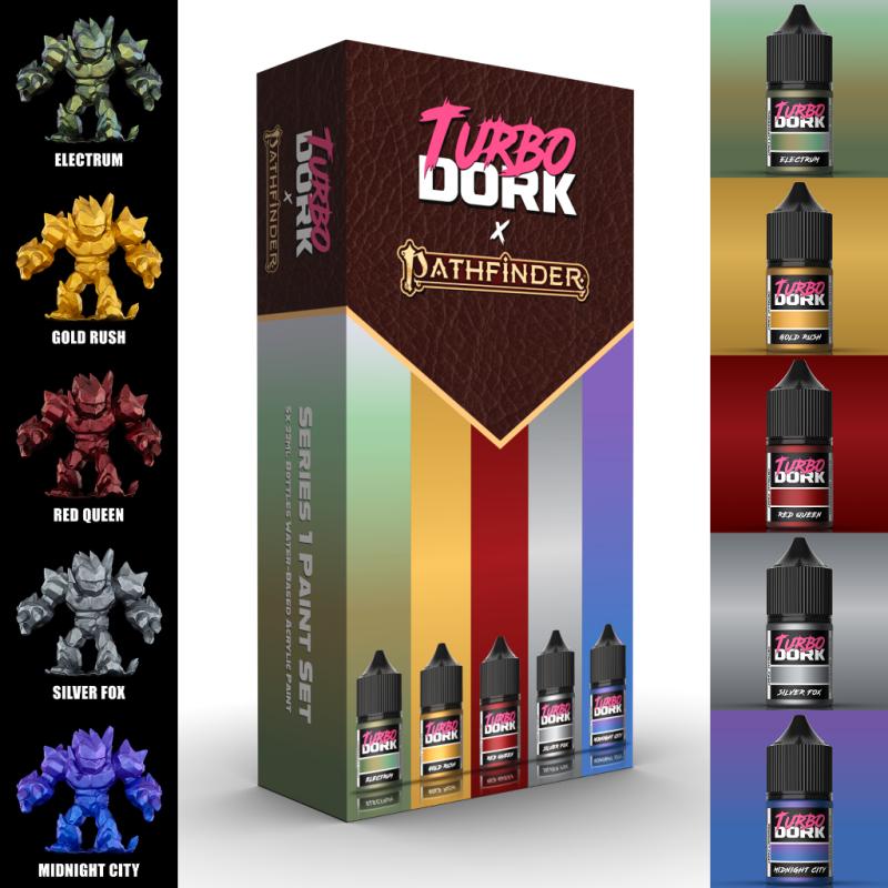 Pathfinder X Turbo Dork Series 1 Paint Set (5 Bottles of Paint)